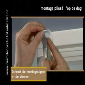 Montage plissegordijnen Plissegordijnen technische gegevens Hennie's Zonwering