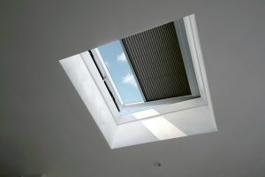 Plissegordijnen lichtkoepel