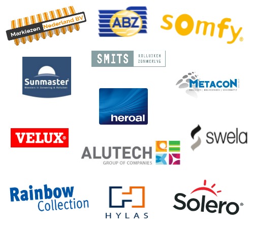 productfoto logos 2 Wij zijn dealer van o.a. Hennie's Zonwering