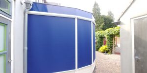 Screens blauw Hennie's Zonwering