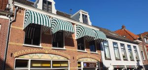 Markies groen wit Hennie's Zonwering