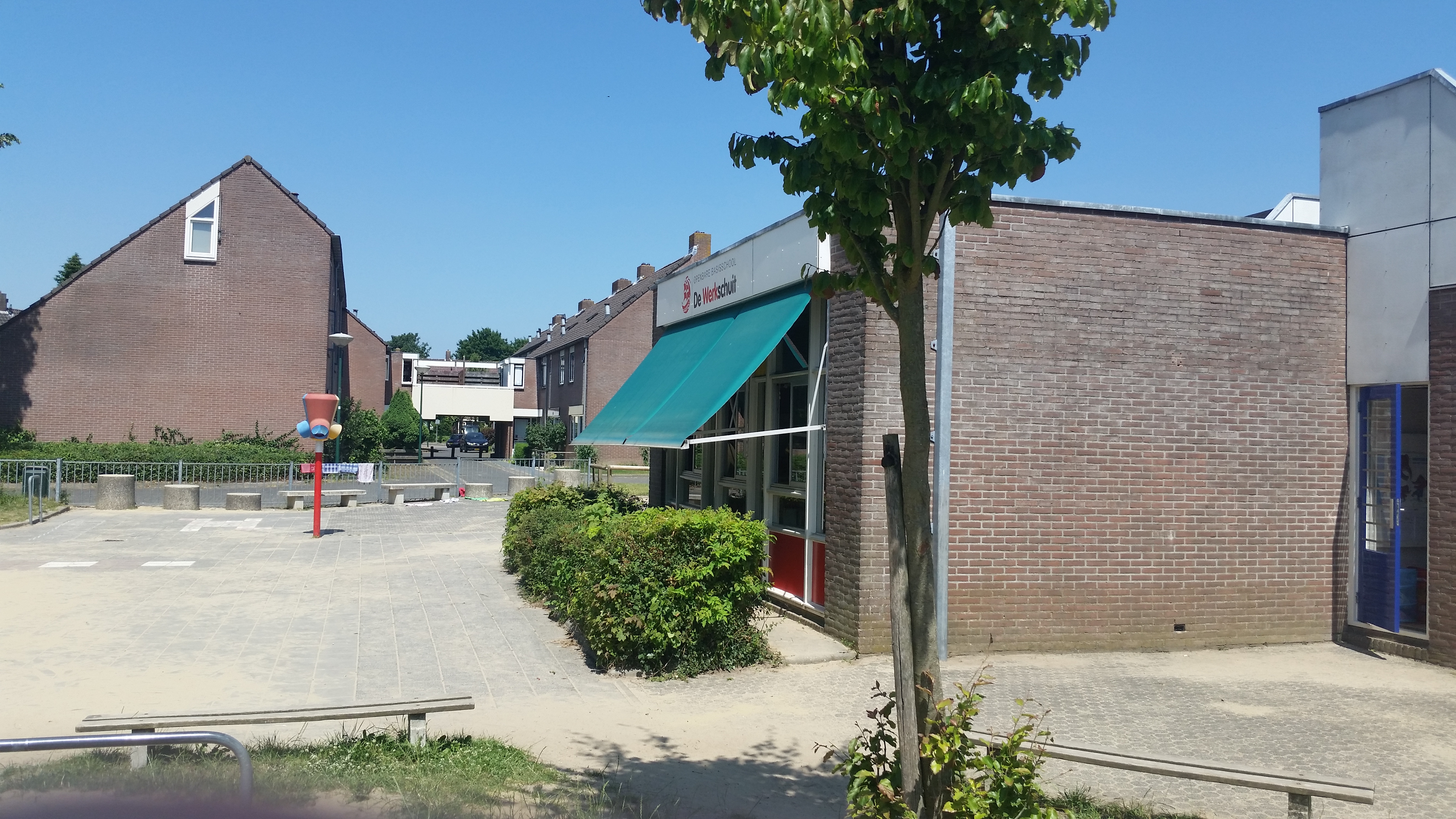 Uitvalscherm groen Hennie’s Zonwering