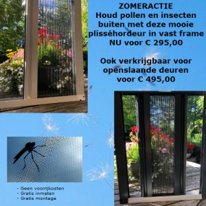 Zomeractie hordeur Hennie's Zonwering