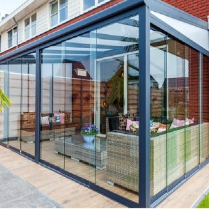 Desing winteractie terrasoverkapping Hennie's Zonwering