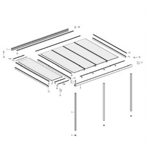 Technische gegevens winteractie terrasoverkapping Hennie's Zonwering