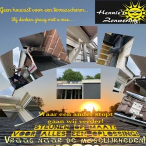 Beugels op maat Hennie's Zonwering