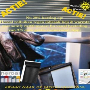 Rolluiken advertentie Hennie's Zonwering