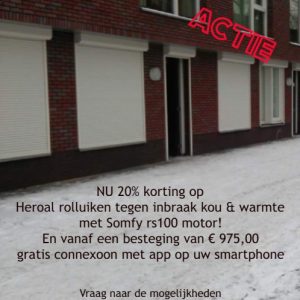 Actie rolluik Heroal Hennie's Zonwering