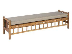Tuinmeubelen Bamboo tennisbench Hennie's Zonwering
