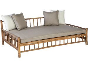Tuinmeubelen Bamboo daybed Hennie's Zonwering