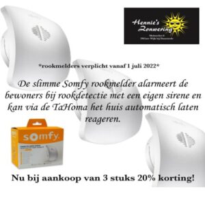 Slimme rookmelders fomfy Hennie's Zonwering