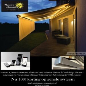 Warema terrasscherm Hennie's Zonwering