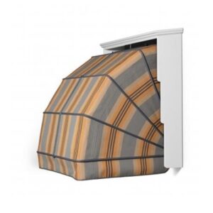 Markiezen Nederland houten markies zijkant golf Hennie's Zonwering