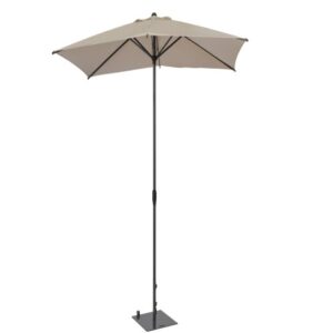 Exotan Lyon umbrella regtangular sand Hennie's Zonwering