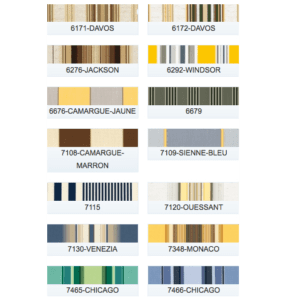 Doekkleuren Dickson Hennie's Zonwering