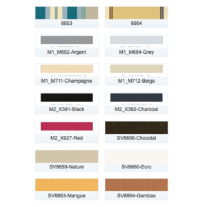 Doekkleuren Dickson Hennie's Zonwering