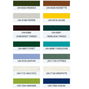 Doekkleuren Dickson Hennie's Zonwering