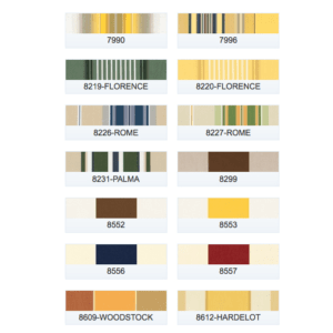 Doekkleuren Dickson Hennie's Zonwering