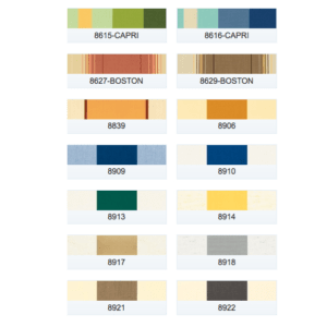 Doekkleuren Dickson Hennie's Zonwering