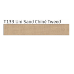 T133 Uni Sand Chiné Tweed Hennie's Zonwering