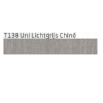 T138 Uni Lichtgrijs Chiné Hennie's Zonwering