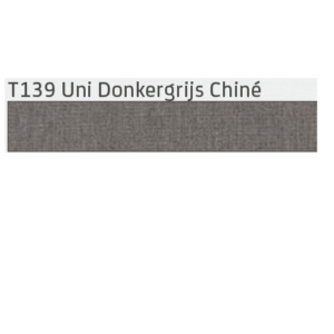T139 Uni Donkergrijs Chiné Hennie's Zonwering