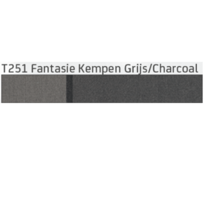 T251 Fantasie Kempen Grijs/Charcoal Hennie's Zonwering