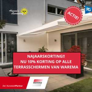 WAREMA ACTIE Hennie's Zonwering
