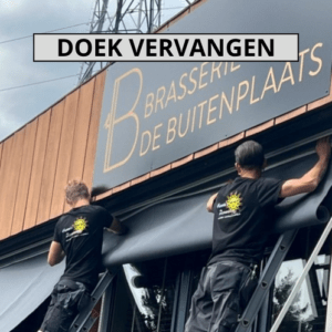 Doek Vervangen Hennie's Zonwering