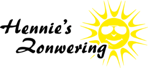 Hennie's Zonwering Goede Logo Zwart