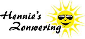 Hennie's Zonwering Logo Zwart Goede