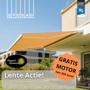 STOBAG Actie Motor Hennies Zonwering