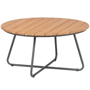 Grace Bijzettafel Teak O80cm Hennie's Zonwering