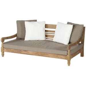 Kawang 2-Zits Bank Taupe Hennie's Zonwering