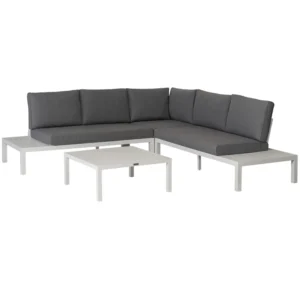 La Vida Lounge Set Aluminium Wit Hennie's Zonwering