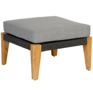 San Remo Hocker Teak Grijs Hennie's Zonwering