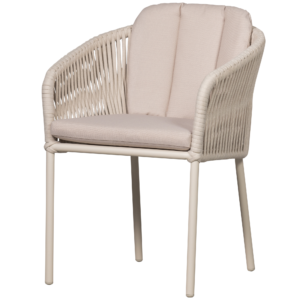 Yukon Eetstoel lichtgrijs Hennie's Zonwering