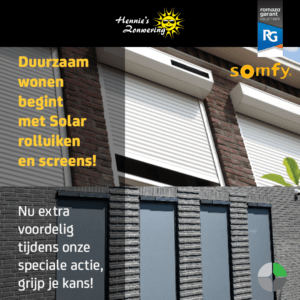 Smits Actie Solar Hennie's Zonwering
