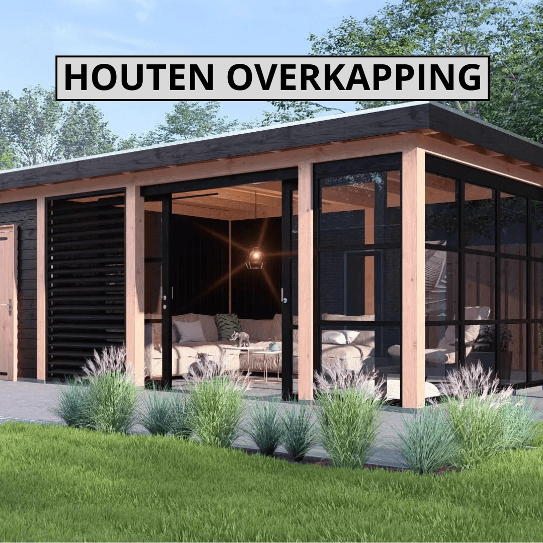 HOUTEN OVERKAPPING Houten overkapping Hennie's Zonwering