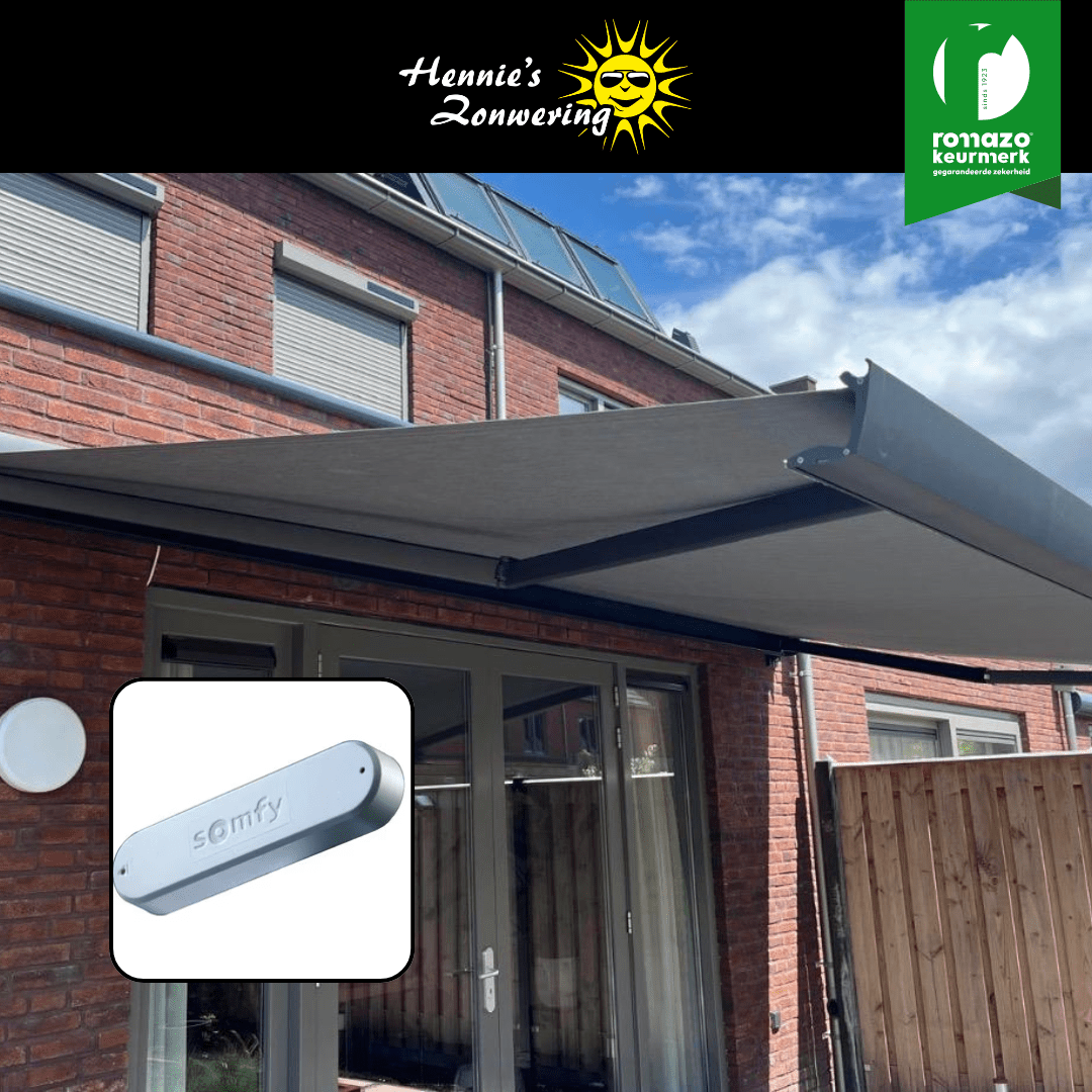 Somfy windsensor actie Hennie's Zonwering Somfy windsensor actie Hennie's Zonwering